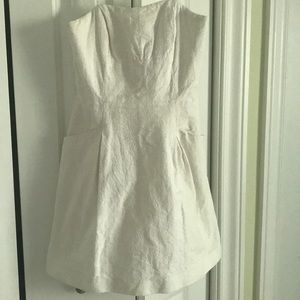 White strapless Lilly dress